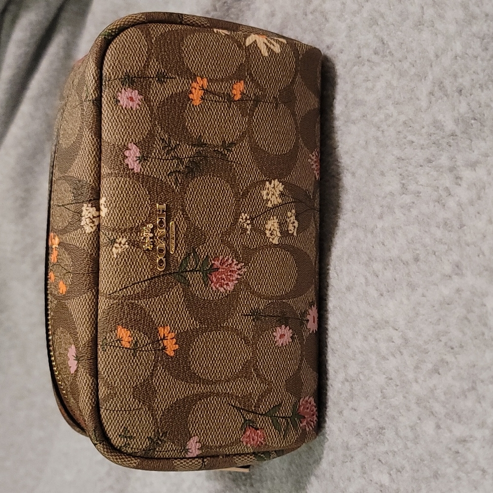 Coach Floral Cosmetic Pouch